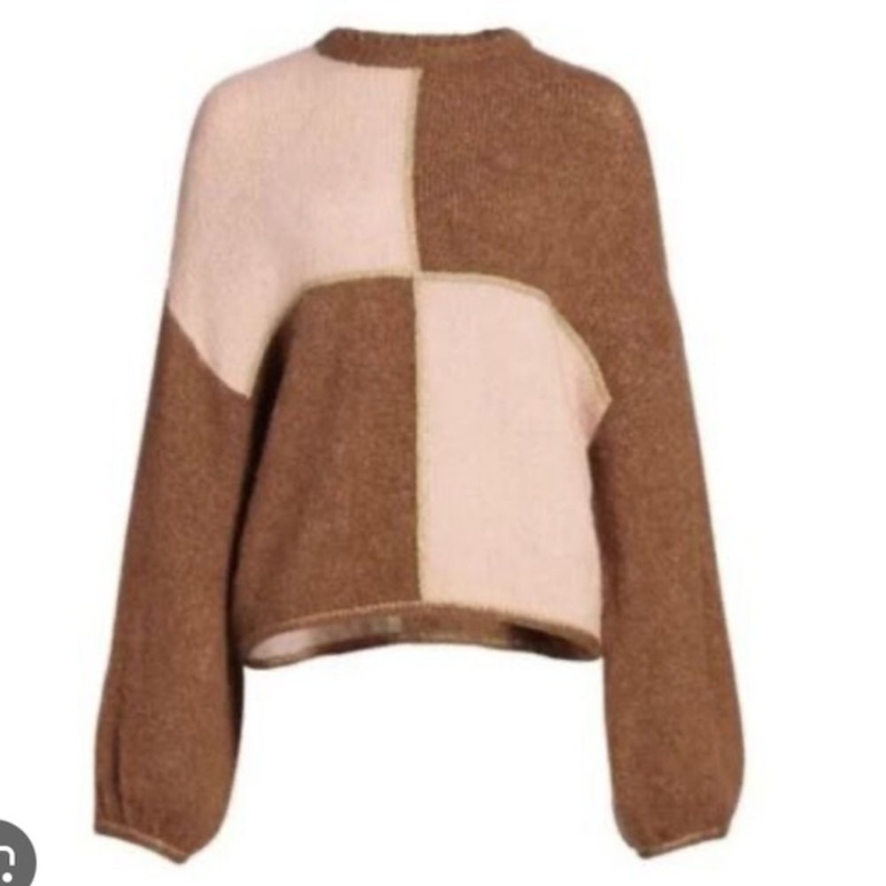 ByTiMo‎ Golden Knit Color Block Sweater
